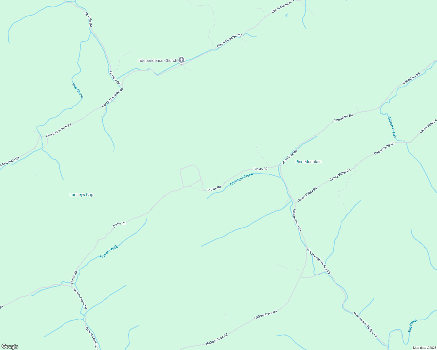 map of restaurants, bars, coffee shops, grocery stores, and more near 531 Frosts Road in Surgoinsville