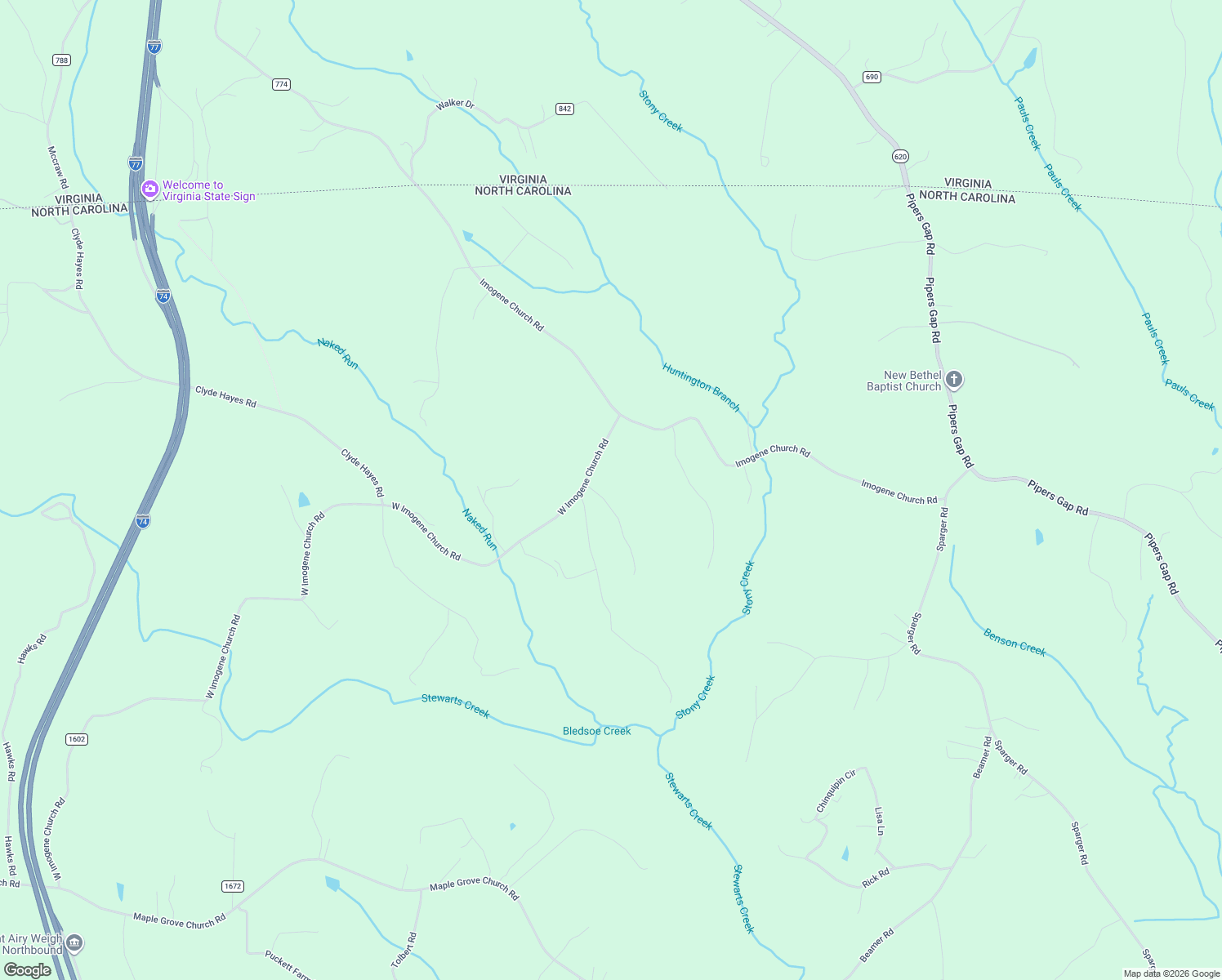 map of restaurants, bars, coffee shops, grocery stores, and more near 159 Reece Wood Lane in Mount Airy