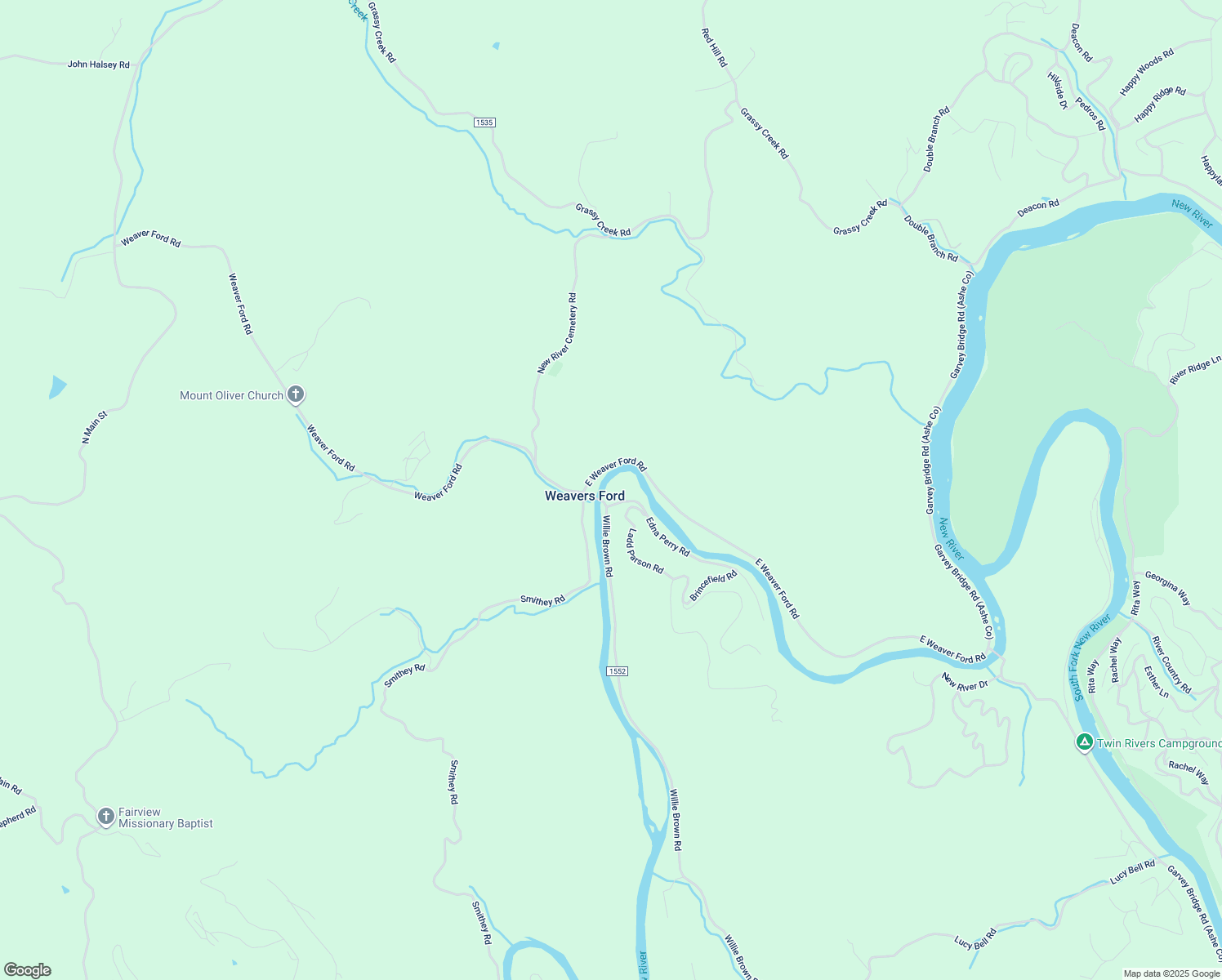 map of restaurants, bars, coffee shops, grocery stores, and more near 117 Edna Perry Road in Crumpler