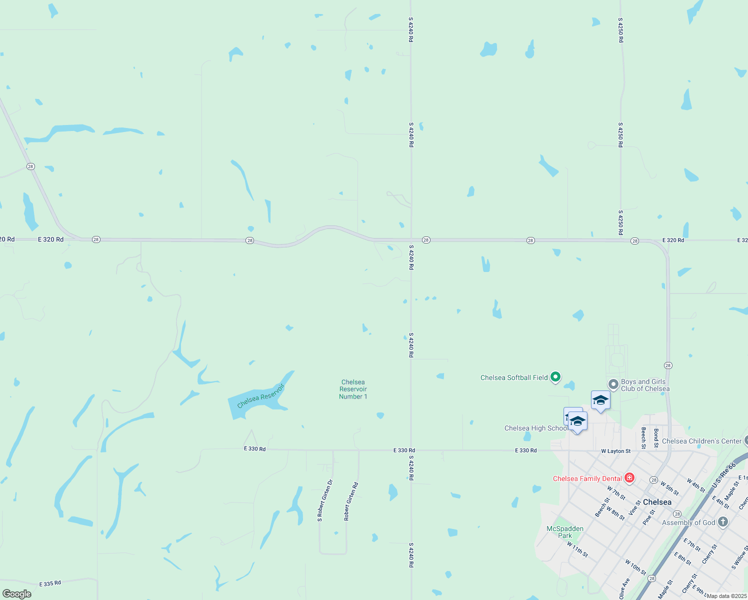 map of restaurants, bars, coffee shops, grocery stores, and more near in Chelsea