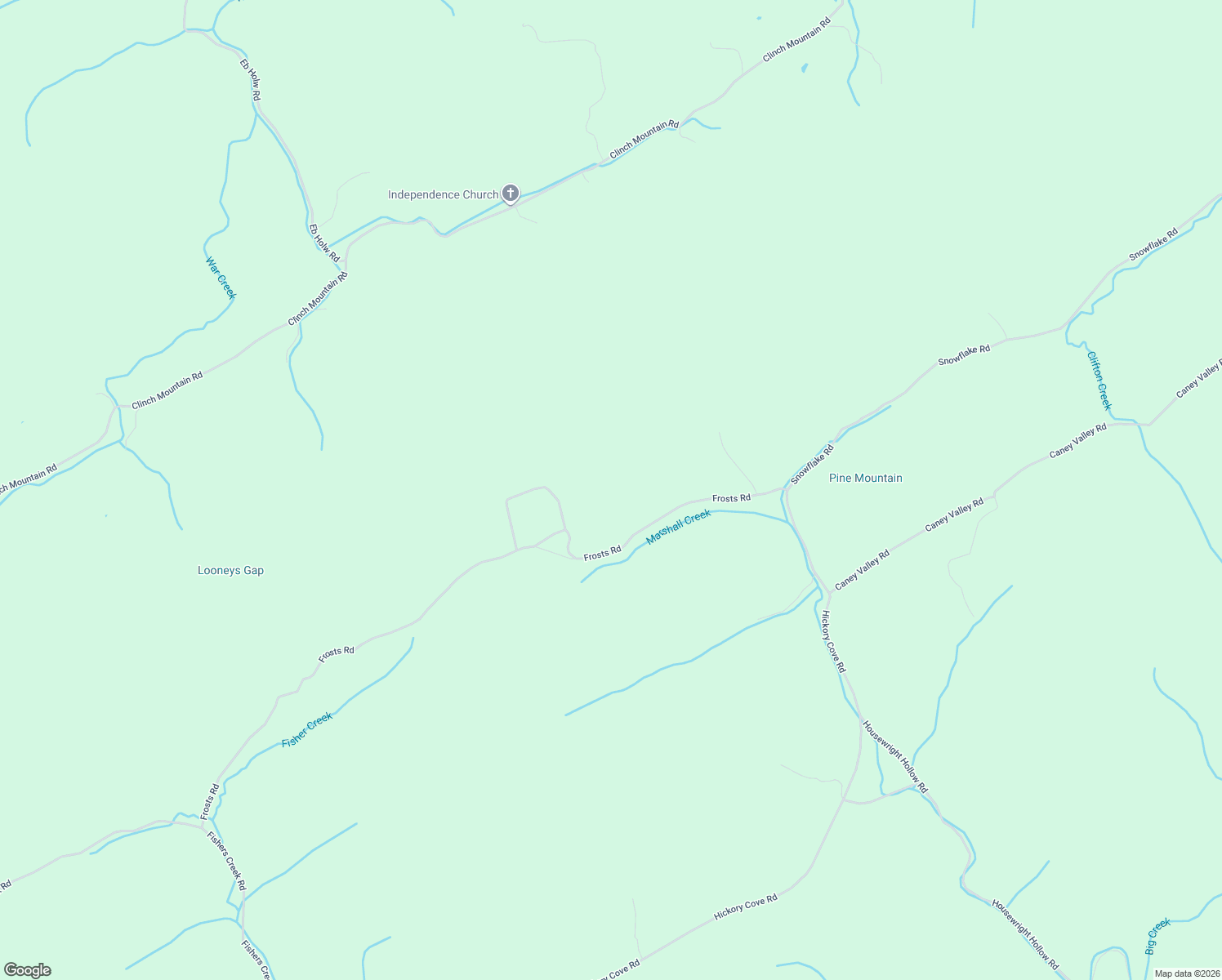 map of restaurants, bars, coffee shops, grocery stores, and more near 531 Frosts Road in Surgoinsville
