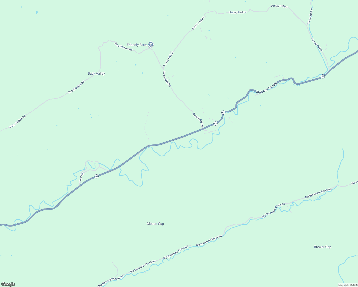 map of restaurants, bars, coffee shops, grocery stores, and more near 6979 Mulberry Gap Road in Tazewell