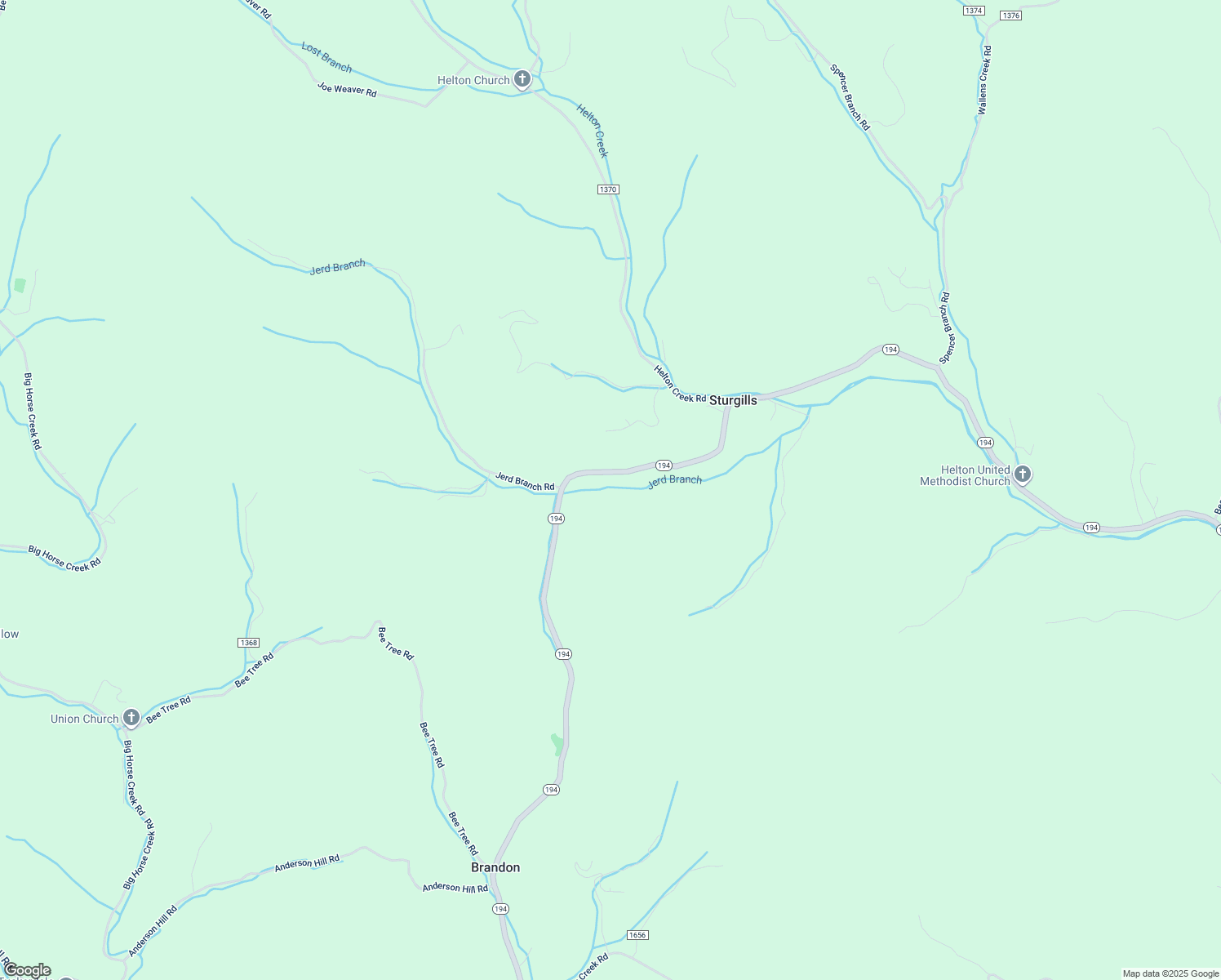 map of restaurants, bars, coffee shops, grocery stores, and more near 13752 North Carolina 194 in Lansing