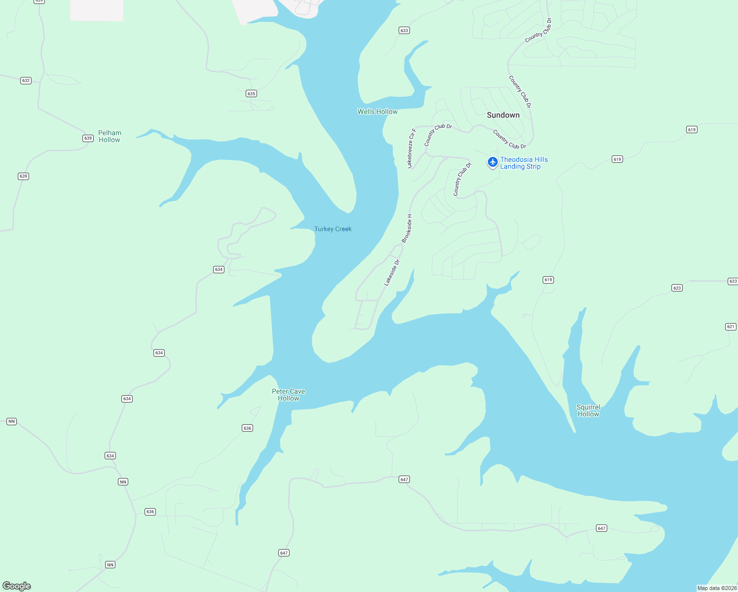 map of restaurants, bars, coffee shops, grocery stores, and more near 23 Robin Road in Theodosia