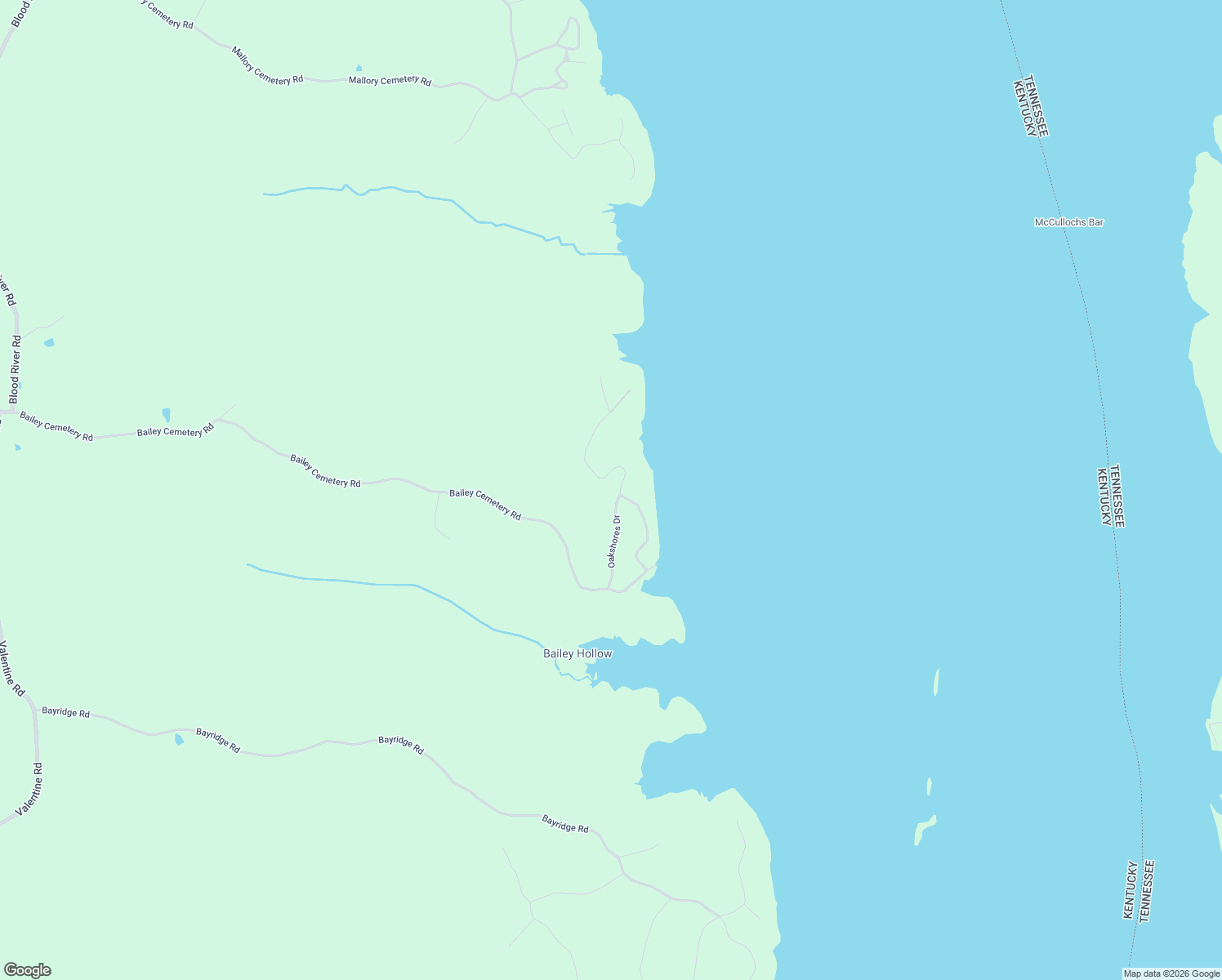 map of restaurants, bars, coffee shops, grocery stores, and more near 357-399 Oakshores Drive in Calloway