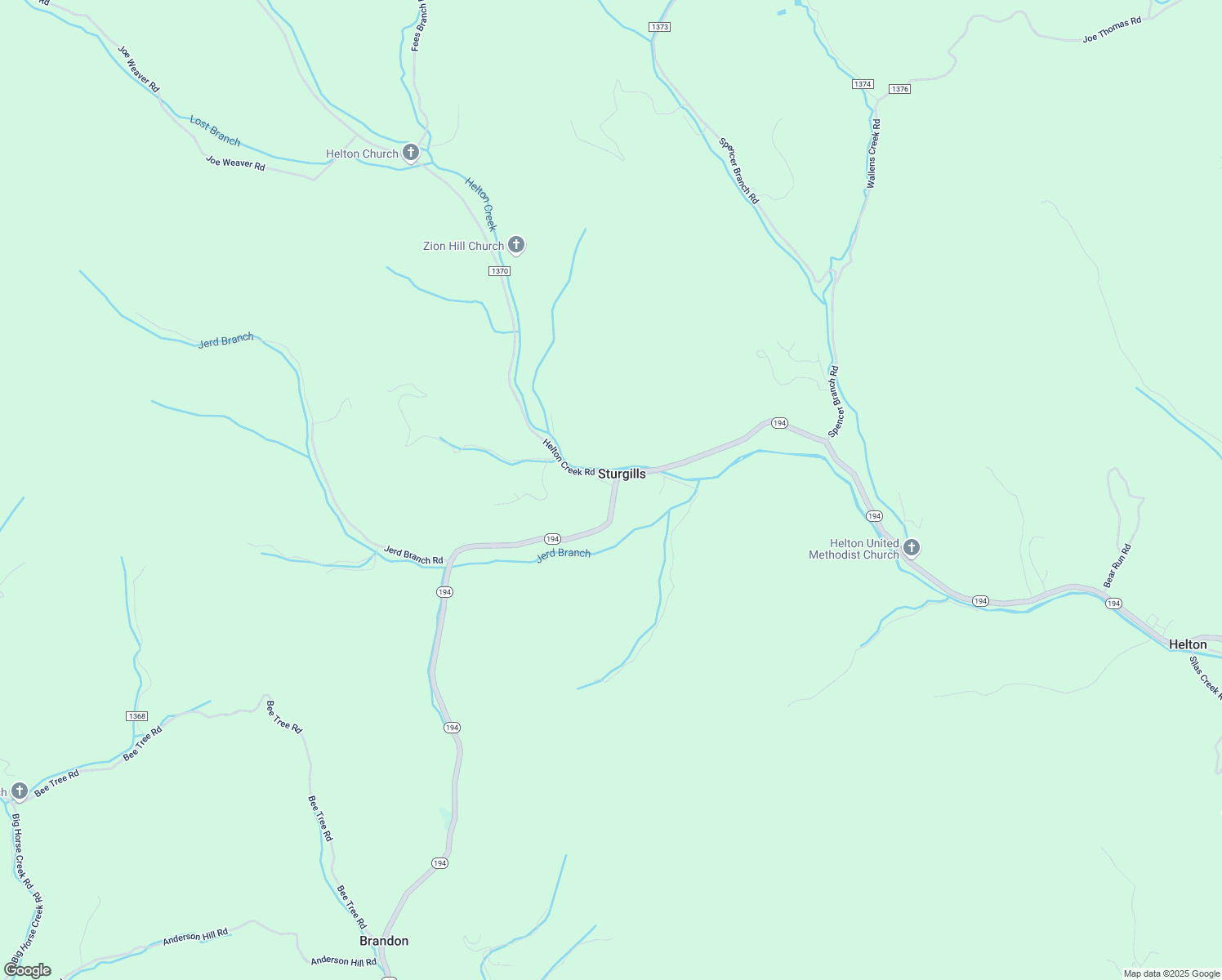 map of restaurants, bars, coffee shops, grocery stores, and more near 14185 North Carolina 194 in Lansing