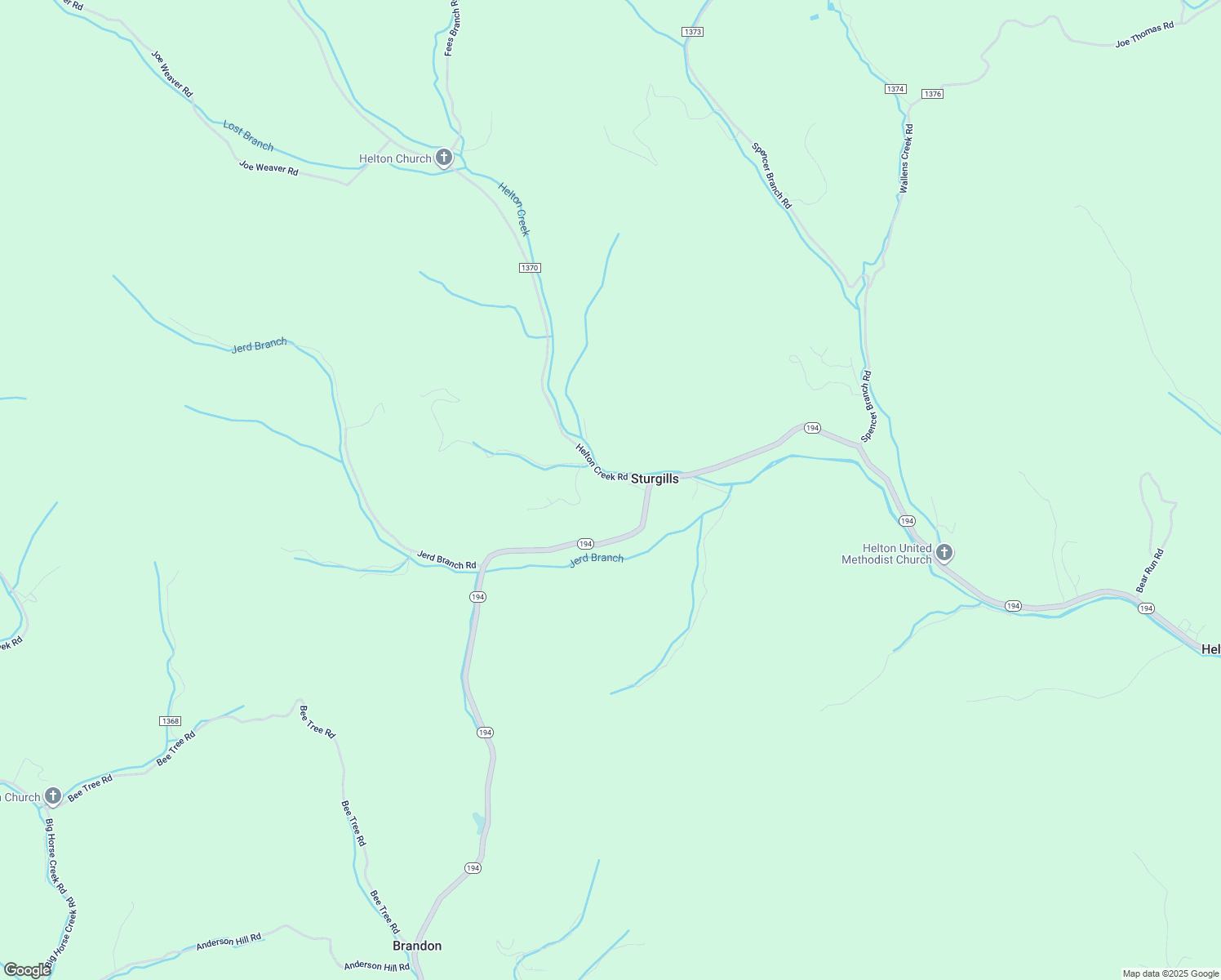 map of restaurants, bars, coffee shops, grocery stores, and more near 235 Helton Creek Road in Lansing