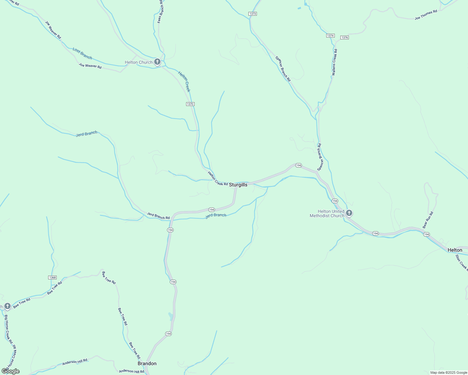 map of restaurants, bars, coffee shops, grocery stores, and more near 14217 North Carolina 194 in Lansing