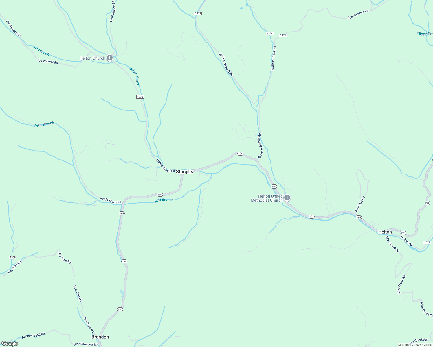 map of restaurants, bars, coffee shops, grocery stores, and more near 179 Old Helton School Road in Lansing