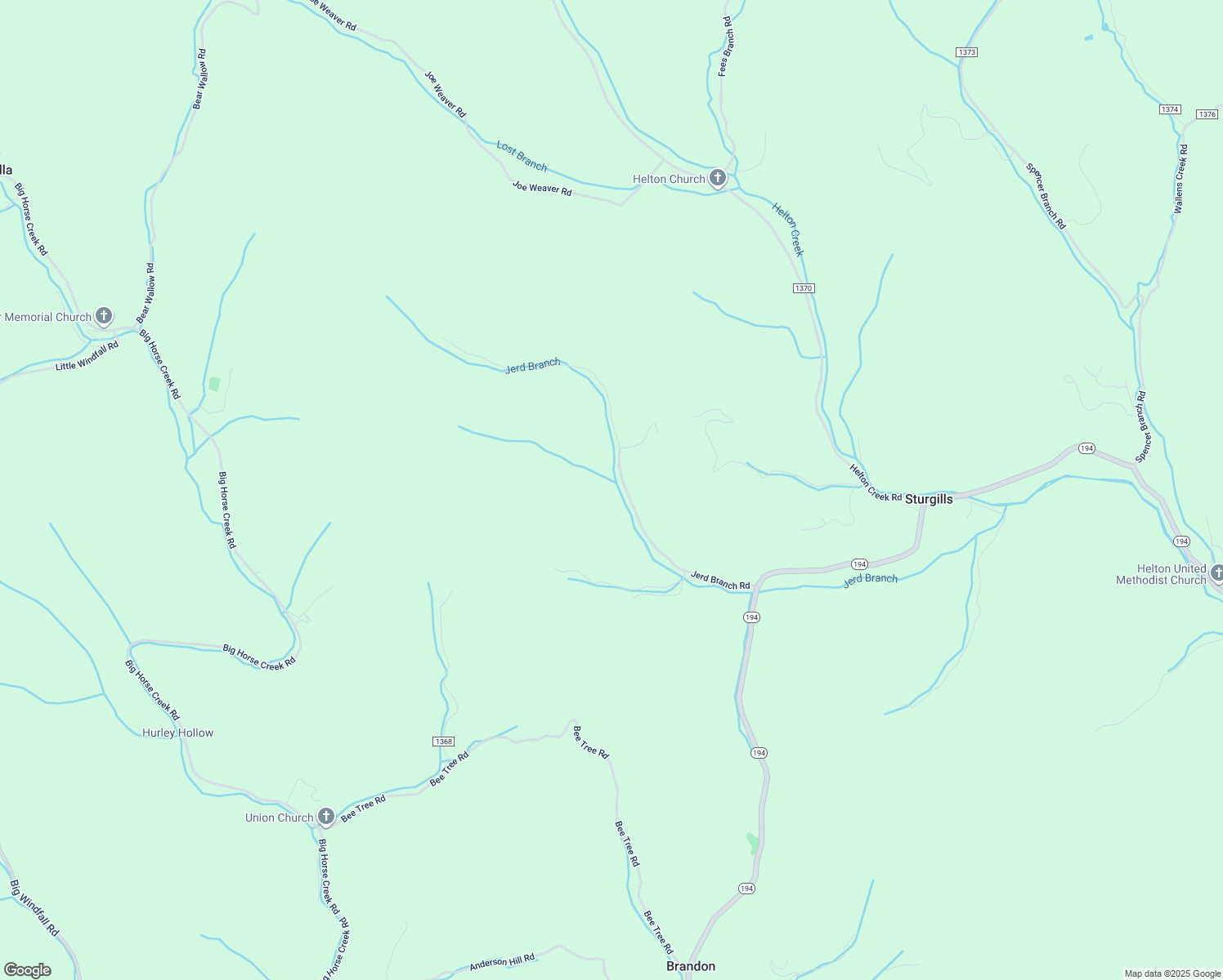 map of restaurants, bars, coffee shops, grocery stores, and more near 589 Jerd Branch Road in Lansing