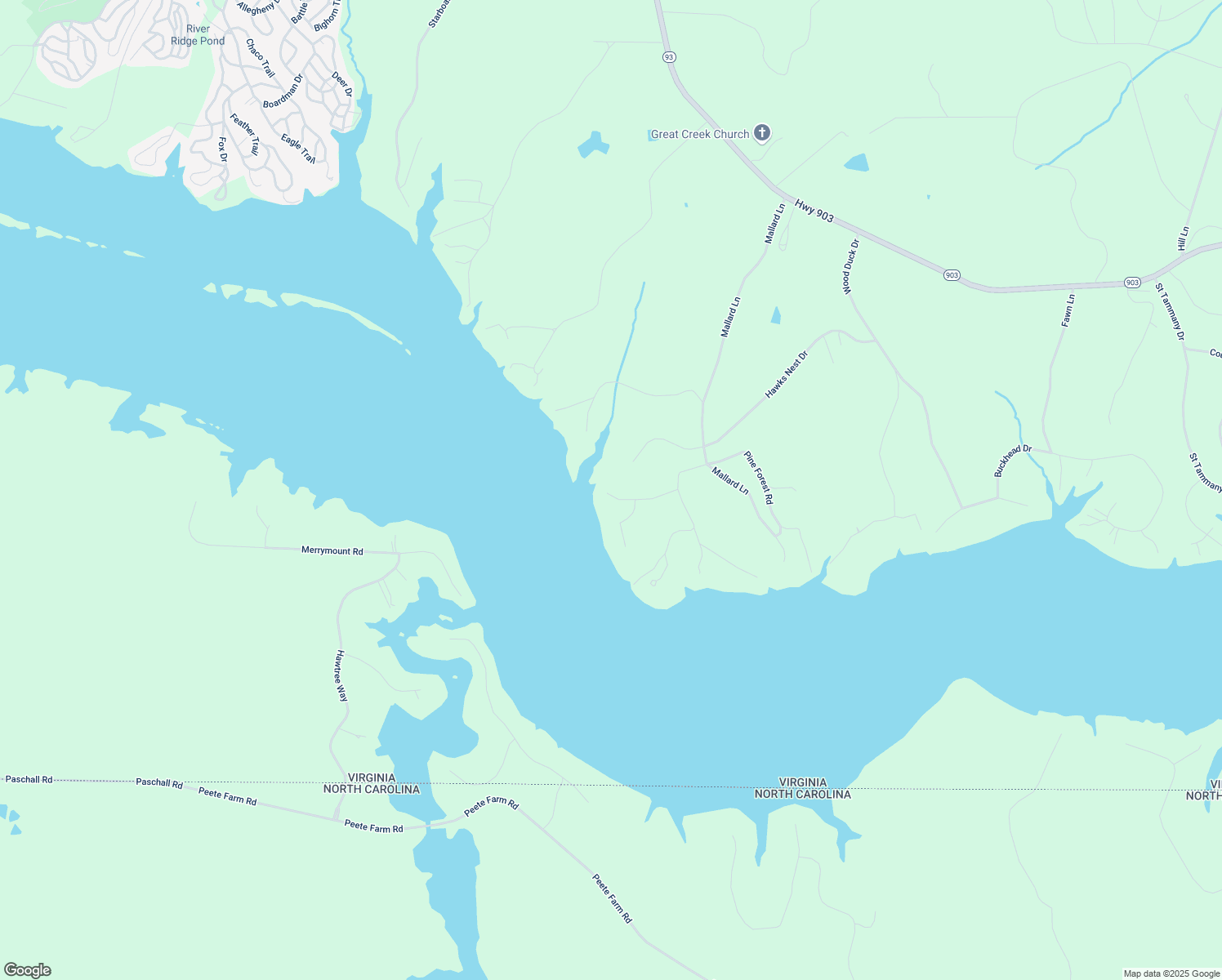map of restaurants, bars, coffee shops, grocery stores, and more near 2 Pine Forest Road in Bracey