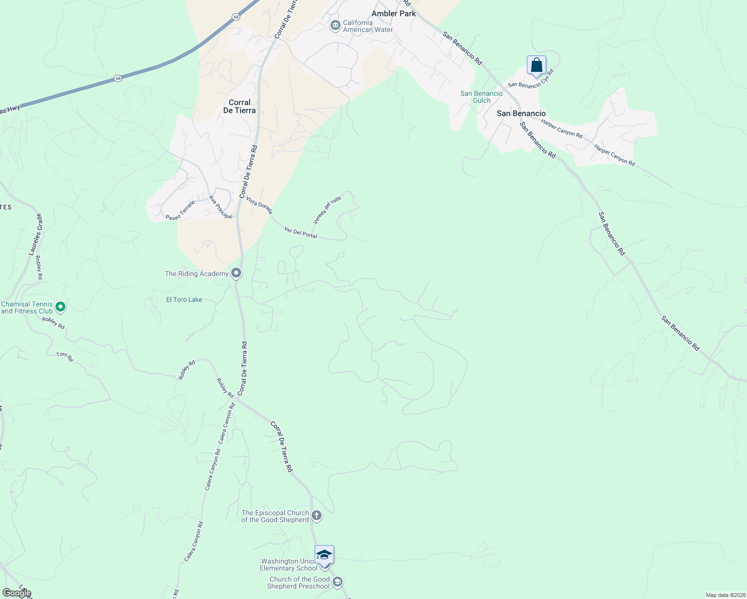 map of restaurants, bars, coffee shops, grocery stores, and more near 14101 Castlerock Road in Salinas