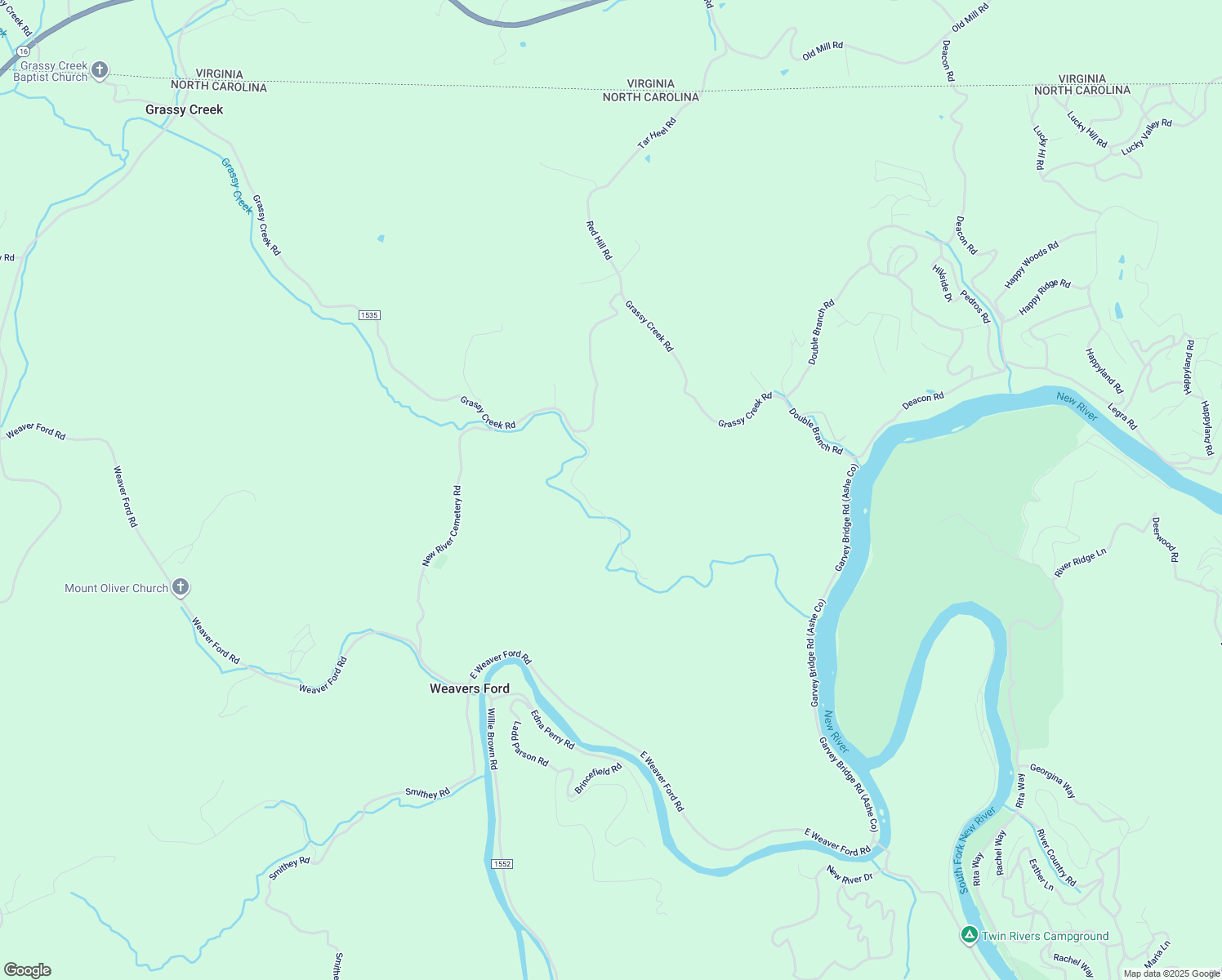 map of restaurants, bars, coffee shops, grocery stores, and more near 313 Wayne Arnold Road in Grassy Creek