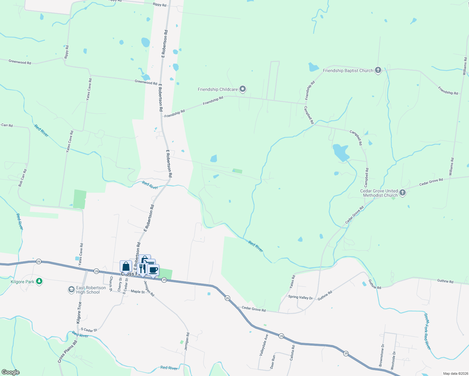 map of restaurants, bars, coffee shops, grocery stores, and more near 7870 Mill Road in Cross Plains