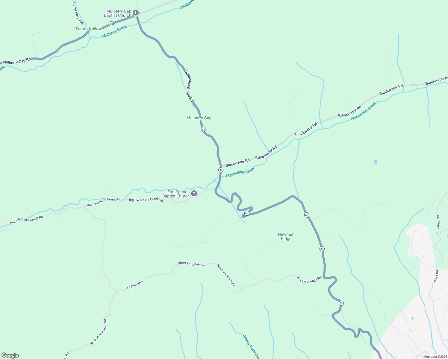 map of restaurants, bars, coffee shops, grocery stores, and more near Munsey Road in Sneedville