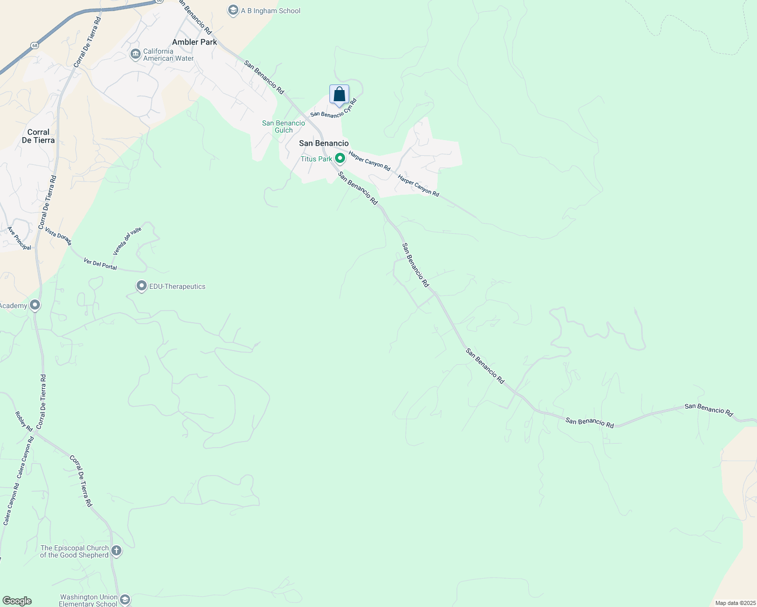 map of restaurants, bars, coffee shops, grocery stores, and more near 180 San Benancio Road in Salinas