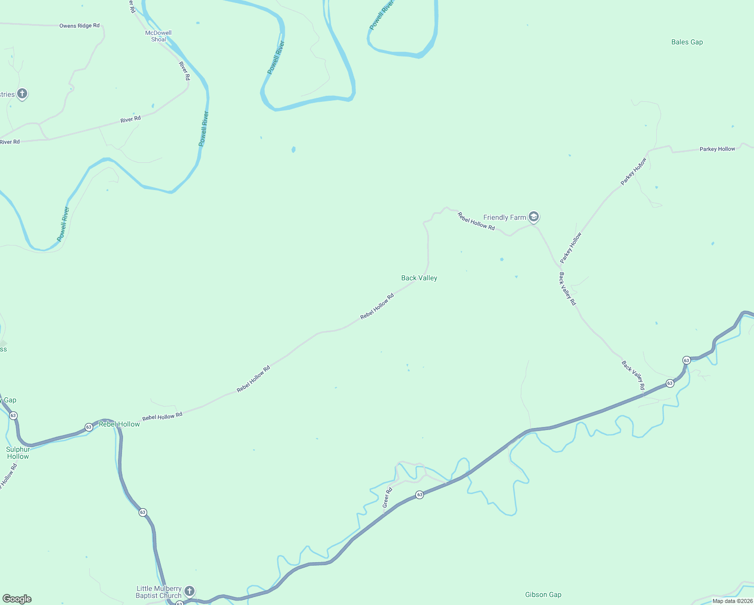 map of restaurants, bars, coffee shops, grocery stores, and more near 2218 Rebel Hollow Road in Tazewell