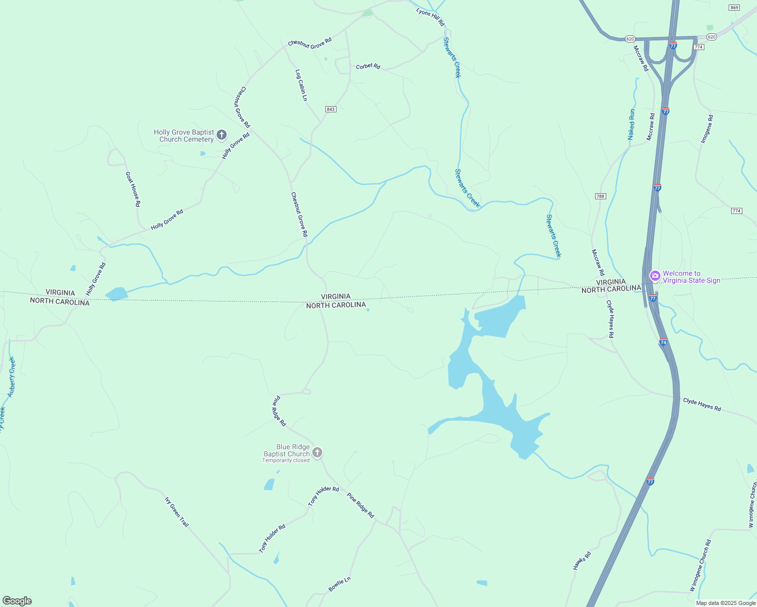 map of restaurants, bars, coffee shops, grocery stores, and more near 500 Hunter Hollow Lane in Lowgap