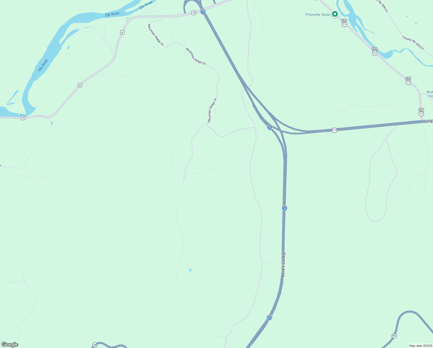 map of restaurants, bars, coffee shops, grocery stores, and more near in Pineville