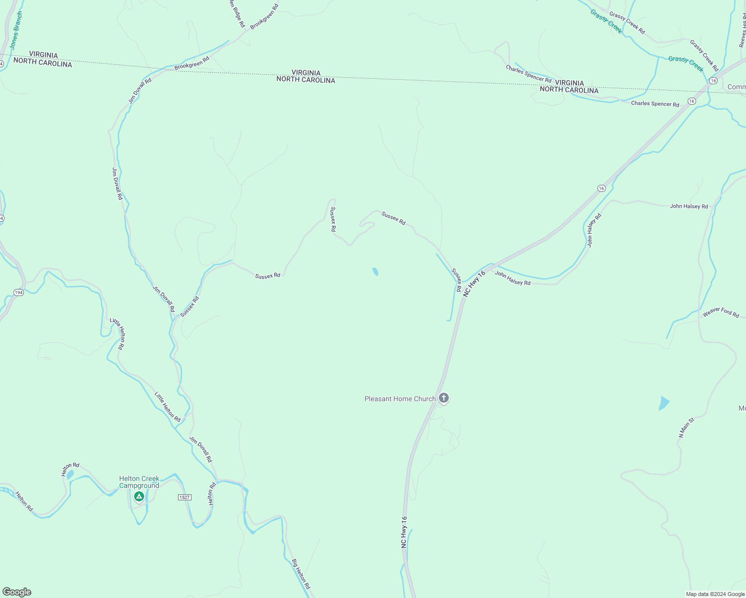 map of restaurants, bars, coffee shops, grocery stores, and more near 11541 North Carolina 16 in Grassy Creek