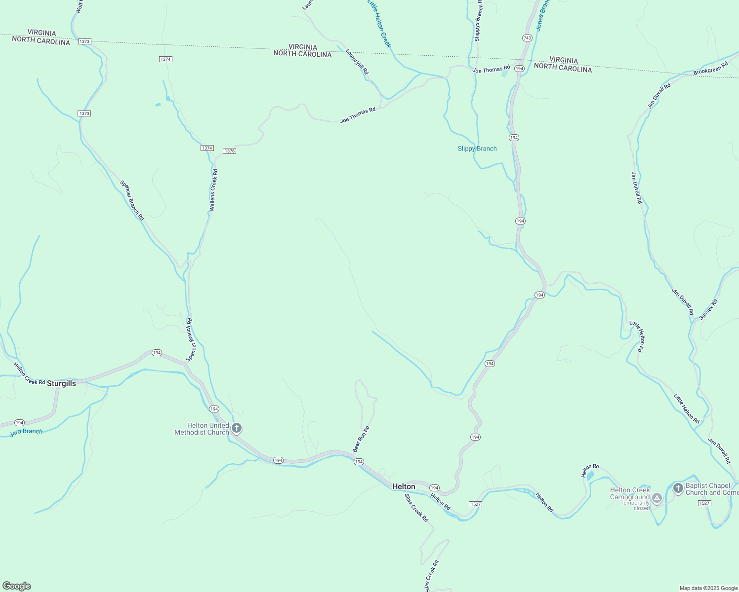 map of restaurants, bars, coffee shops, grocery stores, and more near 898 Ball Hollow Road in Grassy Creek