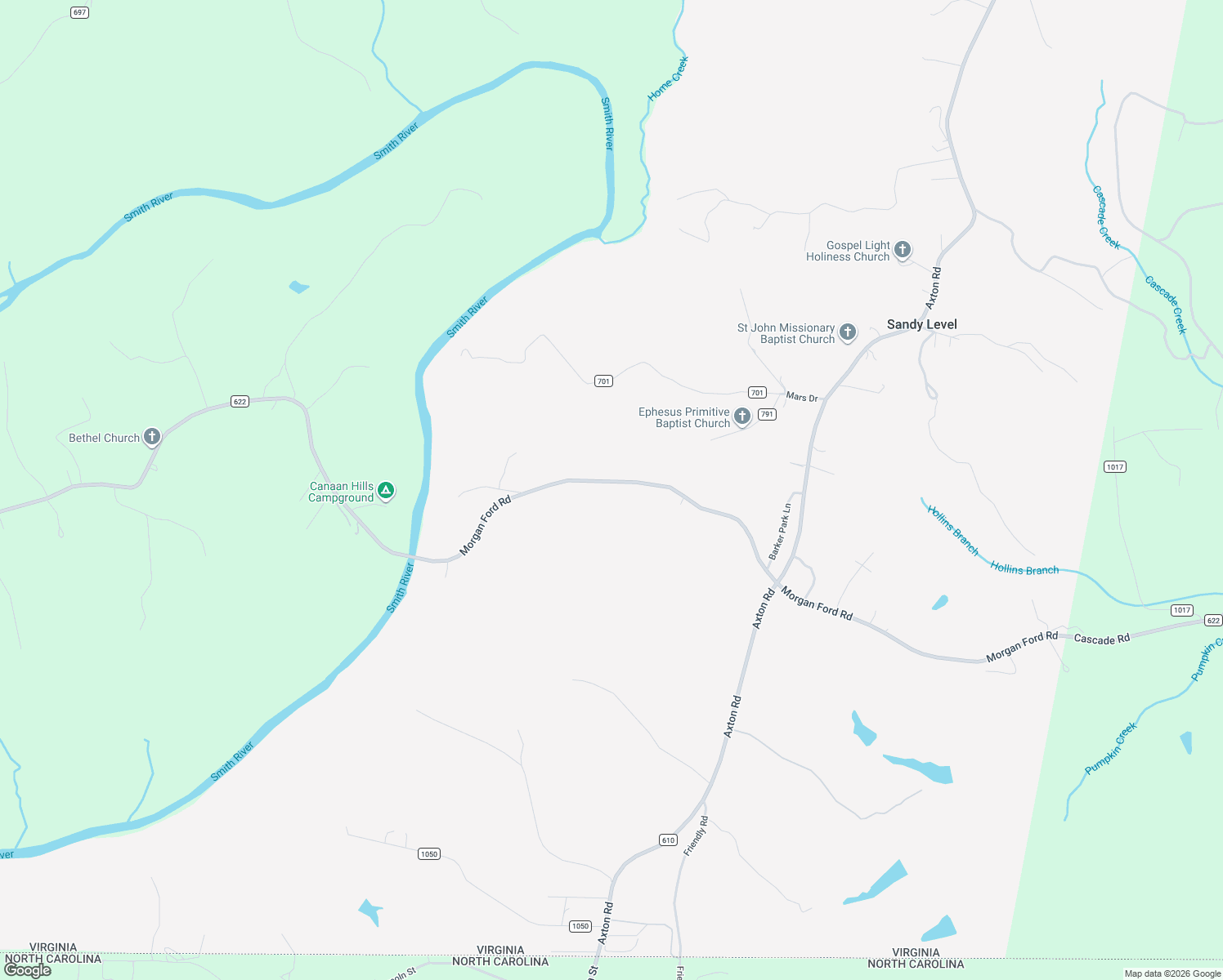 map of restaurants, bars, coffee shops, grocery stores, and more near 6510 Morgan Ford Road in Ridgeway