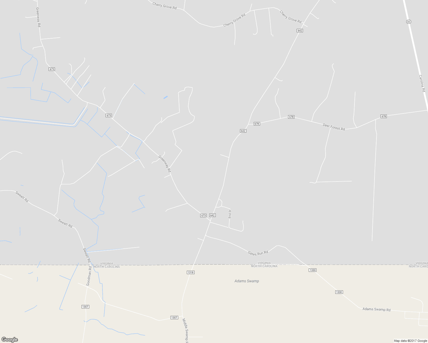 map of restaurants, bars, coffee shops, grocery stores, and more near 4389 Adams Swamp Road in Suffolk