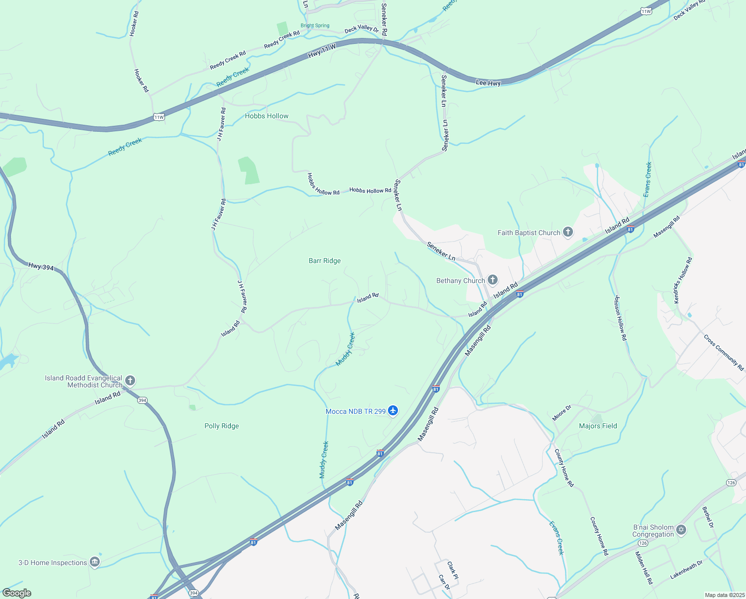 map of restaurants, bars, coffee shops, grocery stores, and more near 3330 Island Road in Blountville