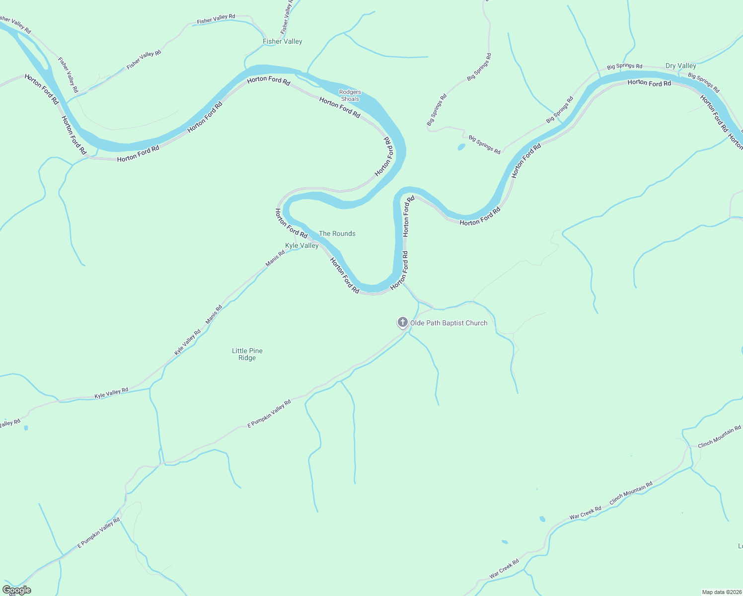 map of restaurants, bars, coffee shops, grocery stores, and more near in Kyles Ford