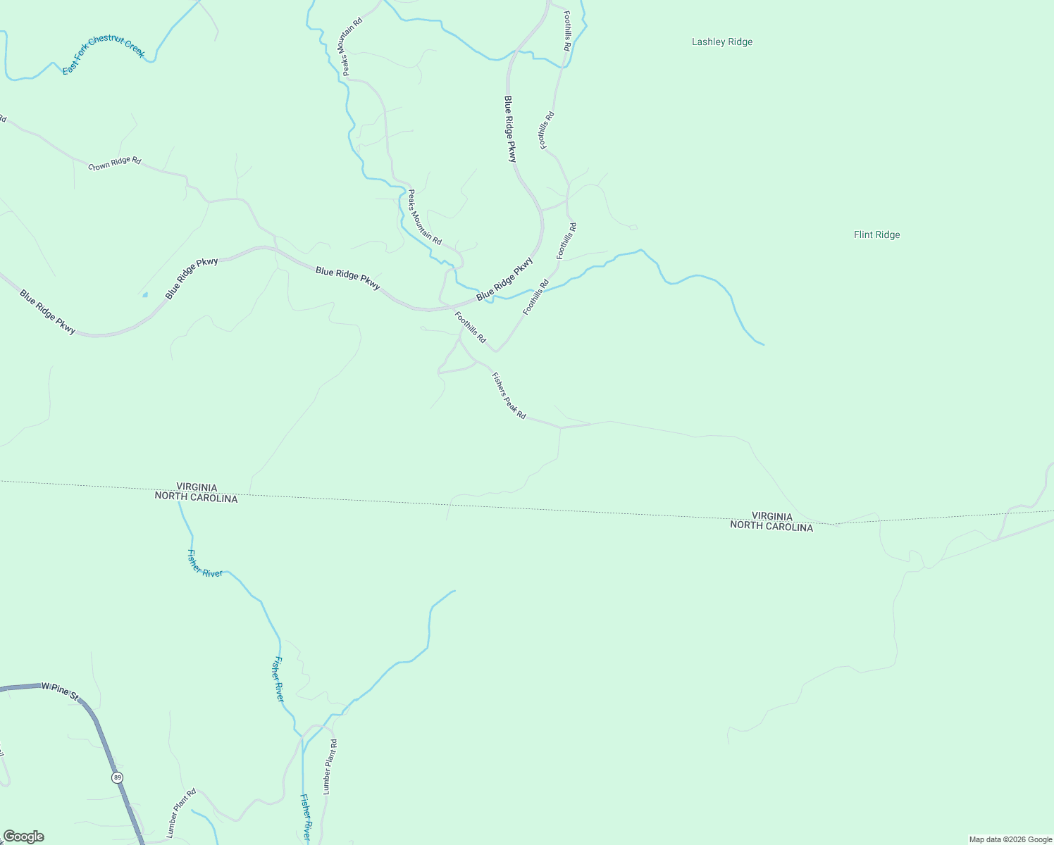 map of restaurants, bars, coffee shops, grocery stores, and more near 80-228 Fishers Peak Road in Galax