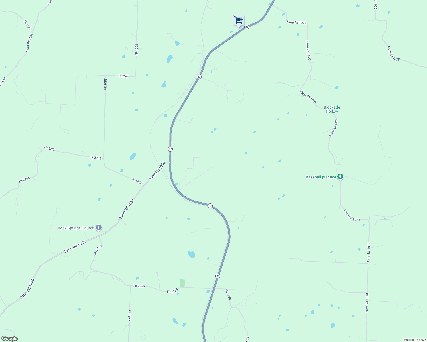 map of restaurants, bars, coffee shops, grocery stores, and more near 6233 Hunters Glen Road in Seligman