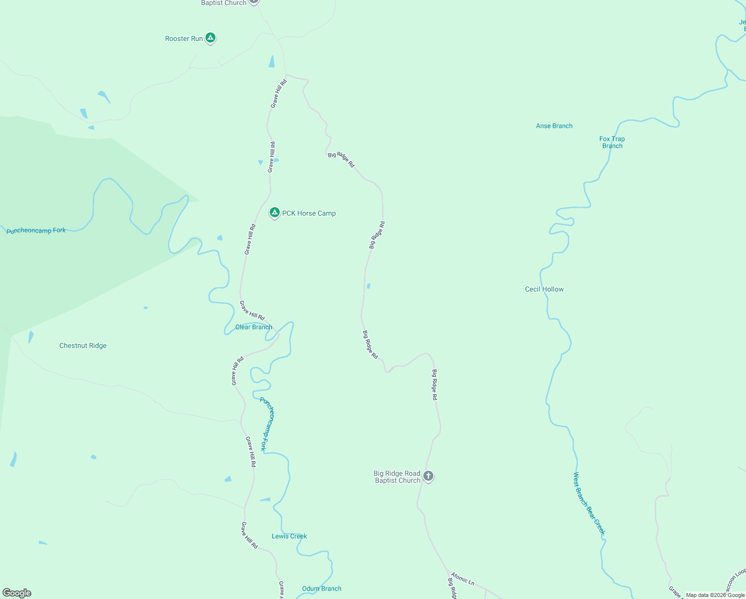 map of restaurants, bars, coffee shops, grocery stores, and more near 3636 Big Ridge Road in Oneida