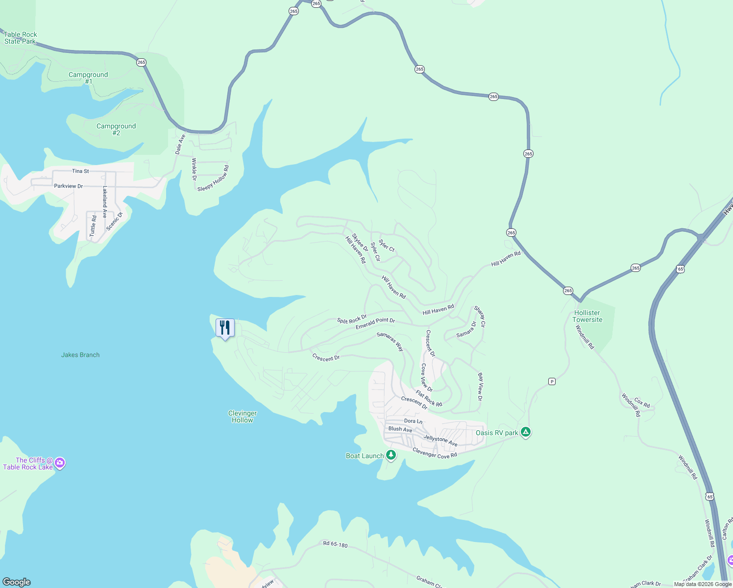 map of restaurants, bars, coffee shops, grocery stores, and more near 140 Eagle Crest Cir in Hollister