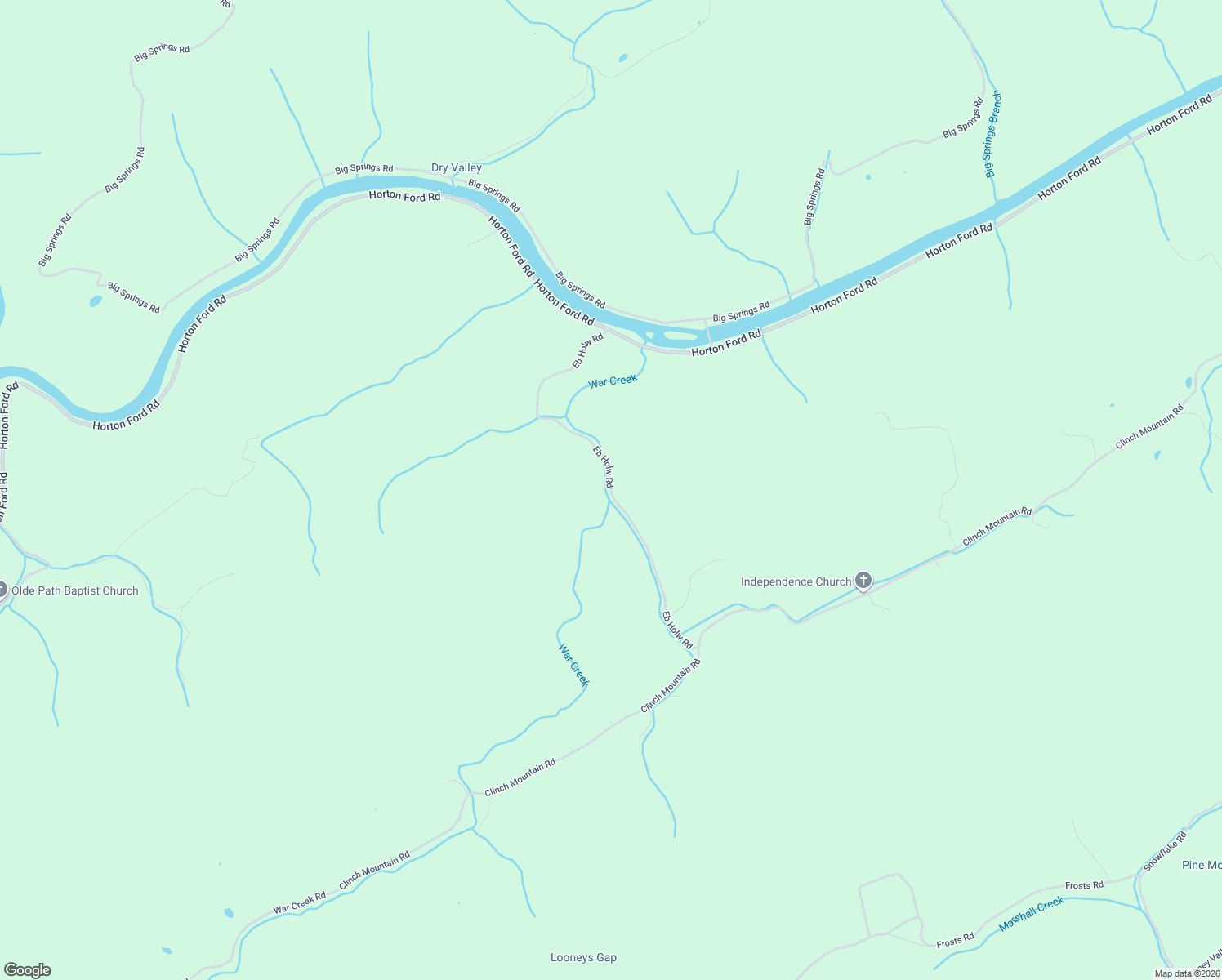 map of restaurants, bars, coffee shops, grocery stores, and more near 670 Eb Hollow Road in Eidson