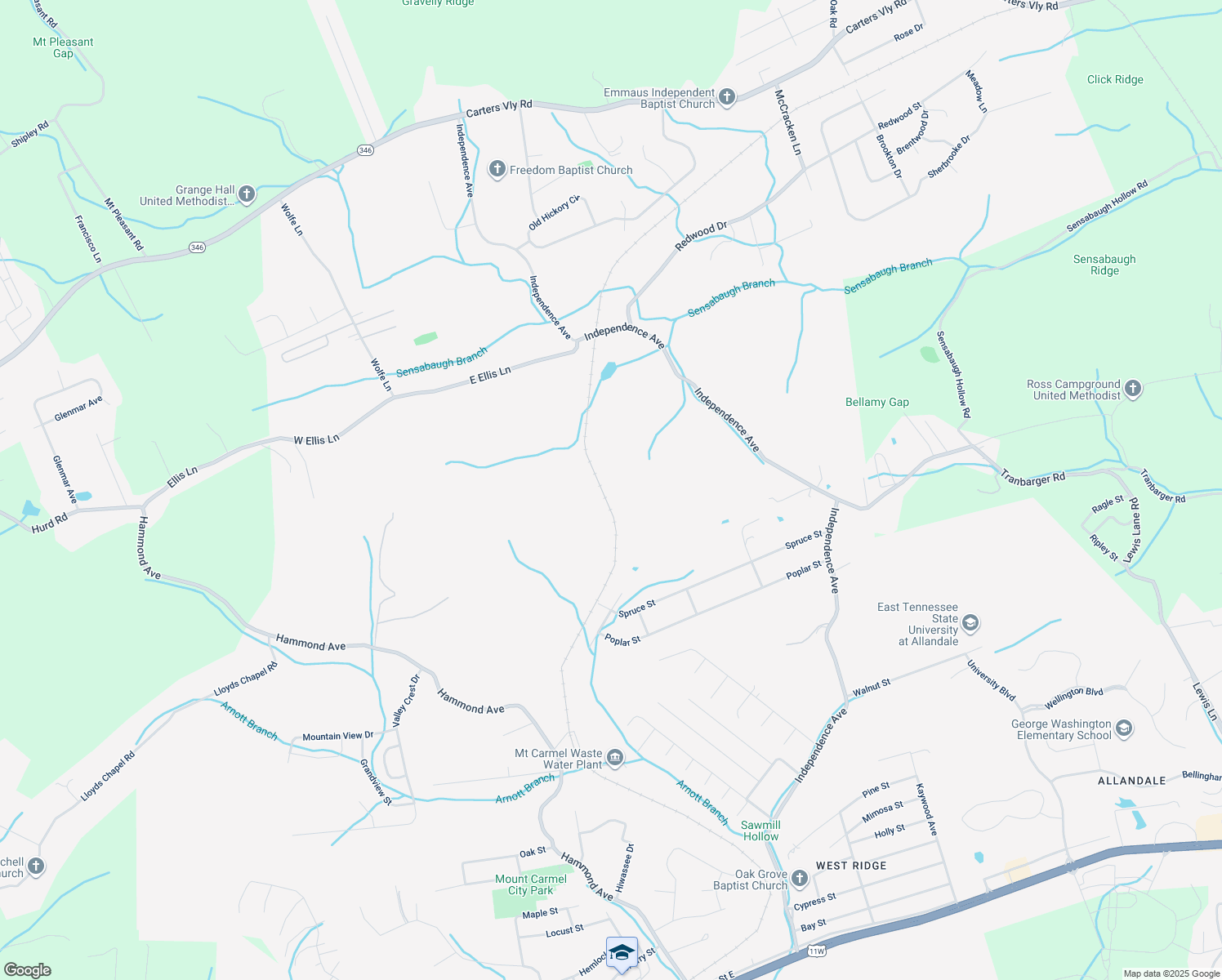 map of restaurants, bars, coffee shops, grocery stores, and more near in Church Hill