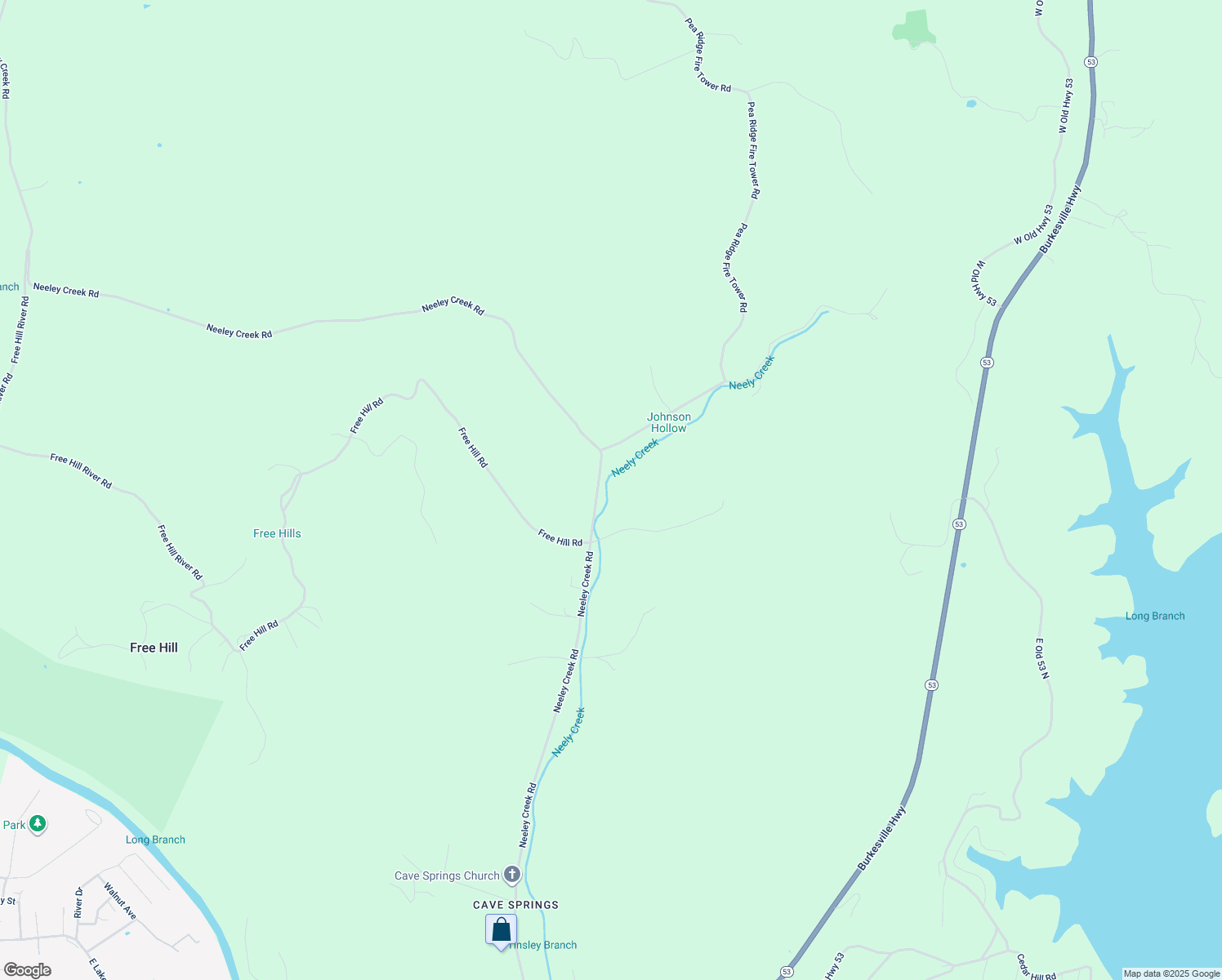 map of restaurants, bars, coffee shops, grocery stores, and more near 1846 Neeley Creek Rd in Celina