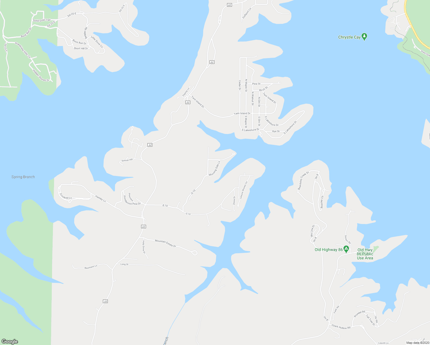 map of restaurants, bars, coffee shops, grocery stores, and more near 219 Jj 10 in Blue Eye