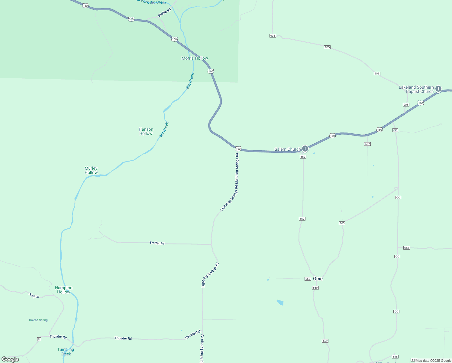 map of restaurants, bars, coffee shops, grocery stores, and more near 3053 Lightning Springs Road in Protem