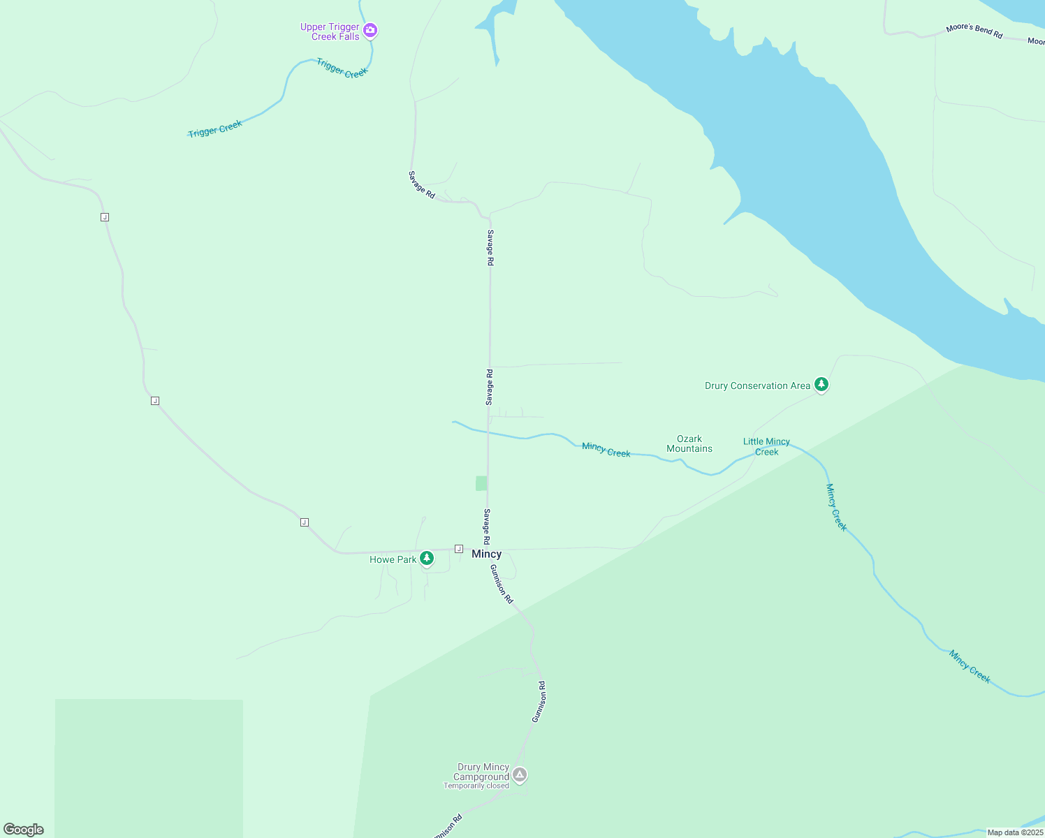 map of restaurants, bars, coffee shops, grocery stores, and more near 193-195 Hunters Pointe Road in Kirbyville