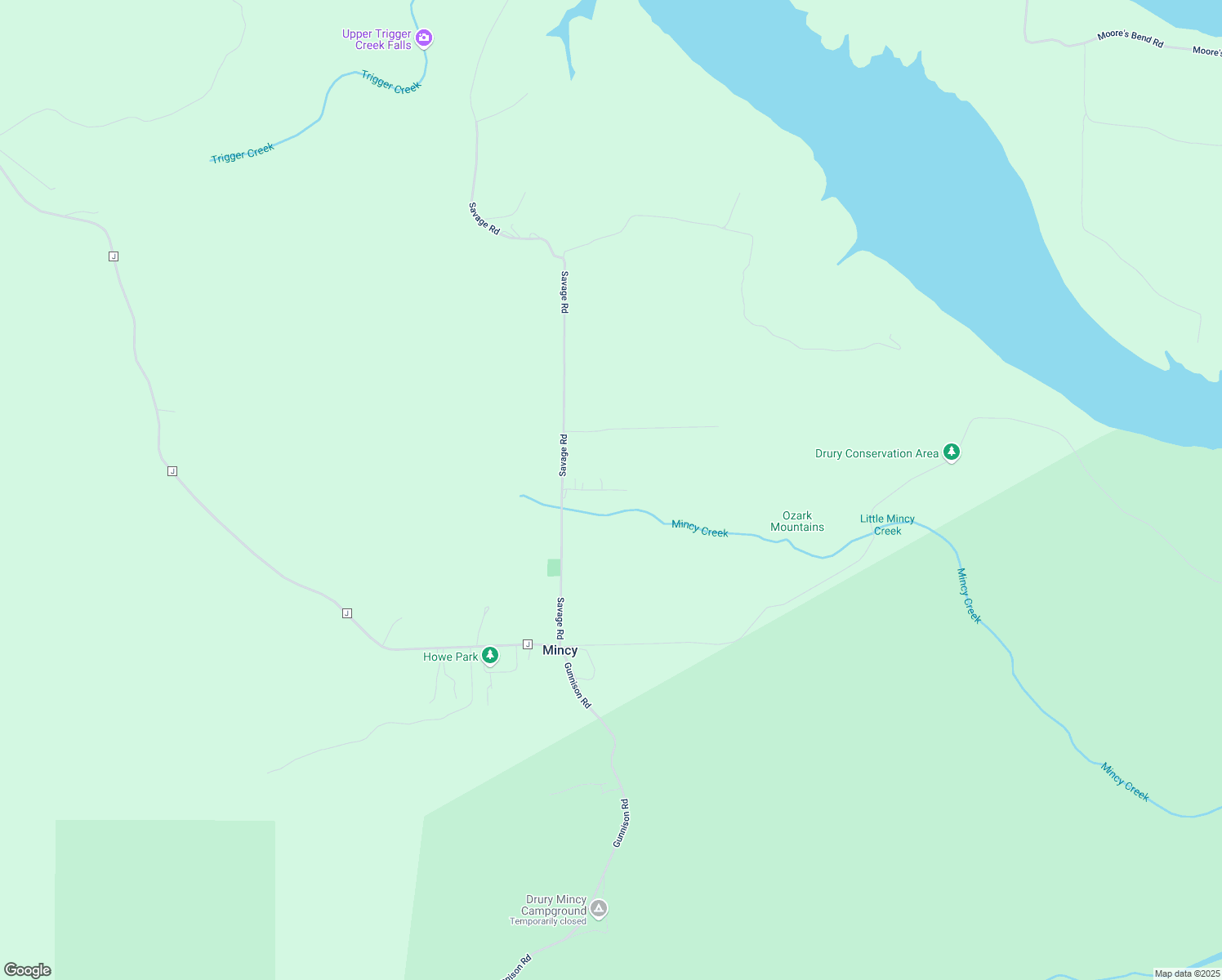 map of restaurants, bars, coffee shops, grocery stores, and more near 193 Hunters Pointe Road in Kirbyville