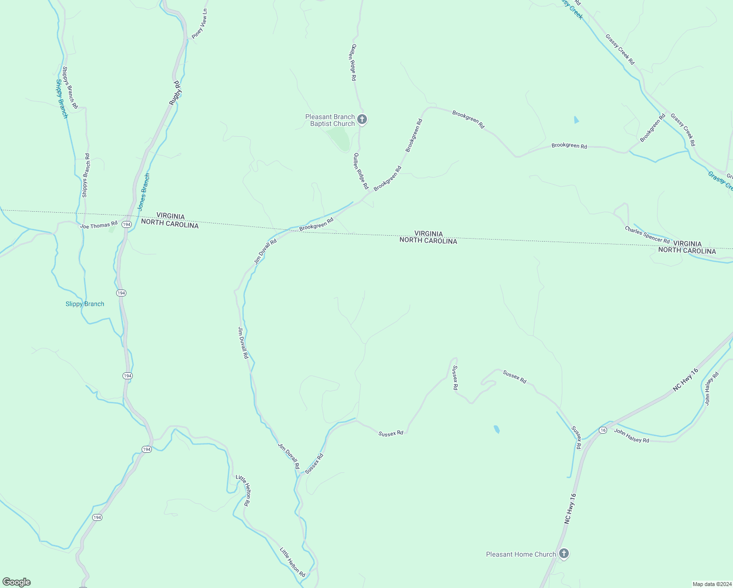 map of restaurants, bars, coffee shops, grocery stores, and more near 453 Young Road in Grassy Creek