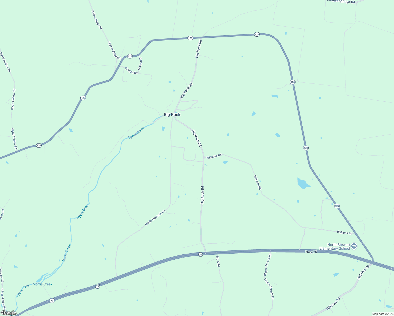 map of restaurants, bars, coffee shops, grocery stores, and more near 106 Hilltop Ln in Big Rock