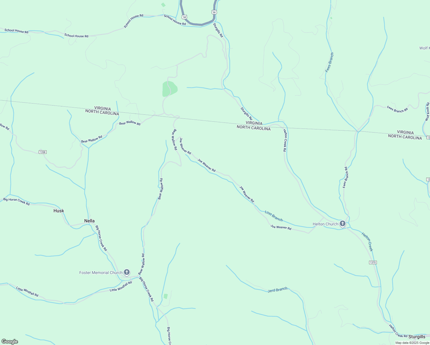 map of restaurants, bars, coffee shops, grocery stores, and more near 1305 Joe Weaver Road in Lansing