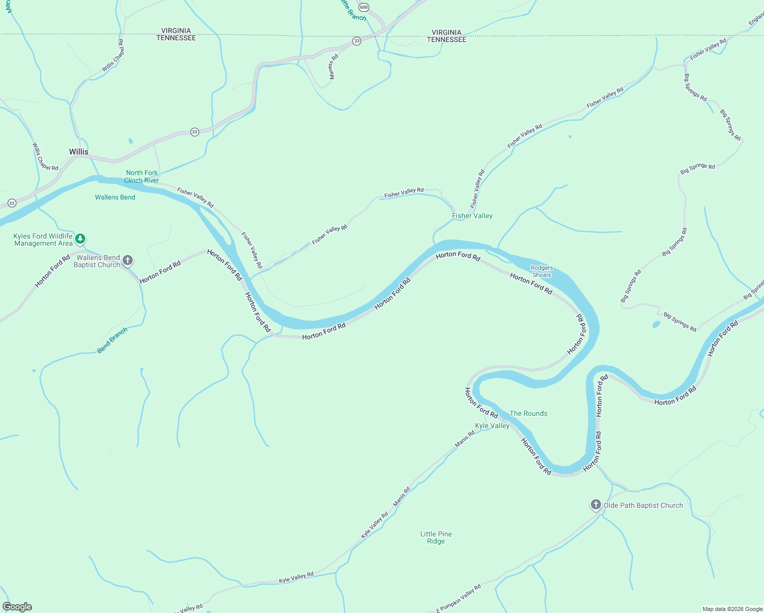 map of restaurants, bars, coffee shops, grocery stores, and more near 3420 Horton Ford Road in Eidson