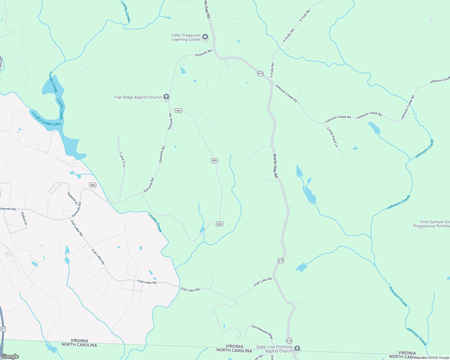 map of restaurants, bars, coffee shops, grocery stores, and more near 763 State Road 883 in Cana