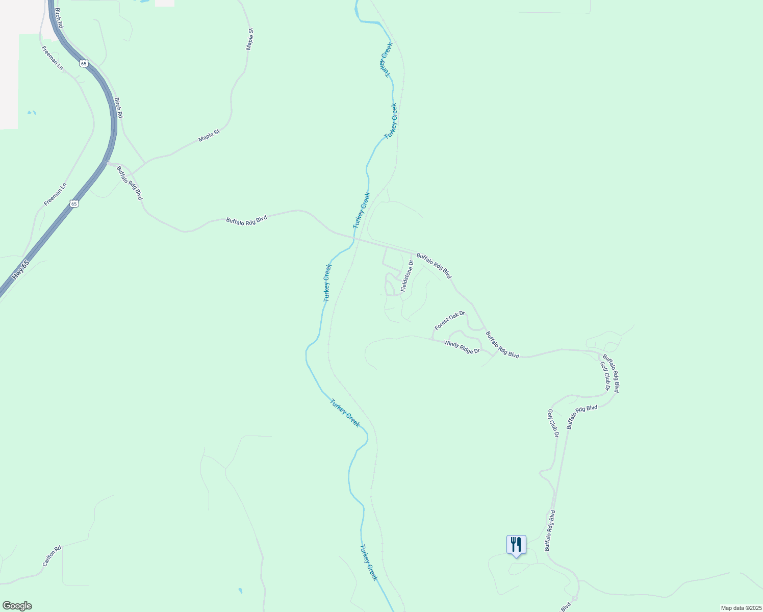 map of restaurants, bars, coffee shops, grocery stores, and more near 124 South Tuscany Drive in Hollister