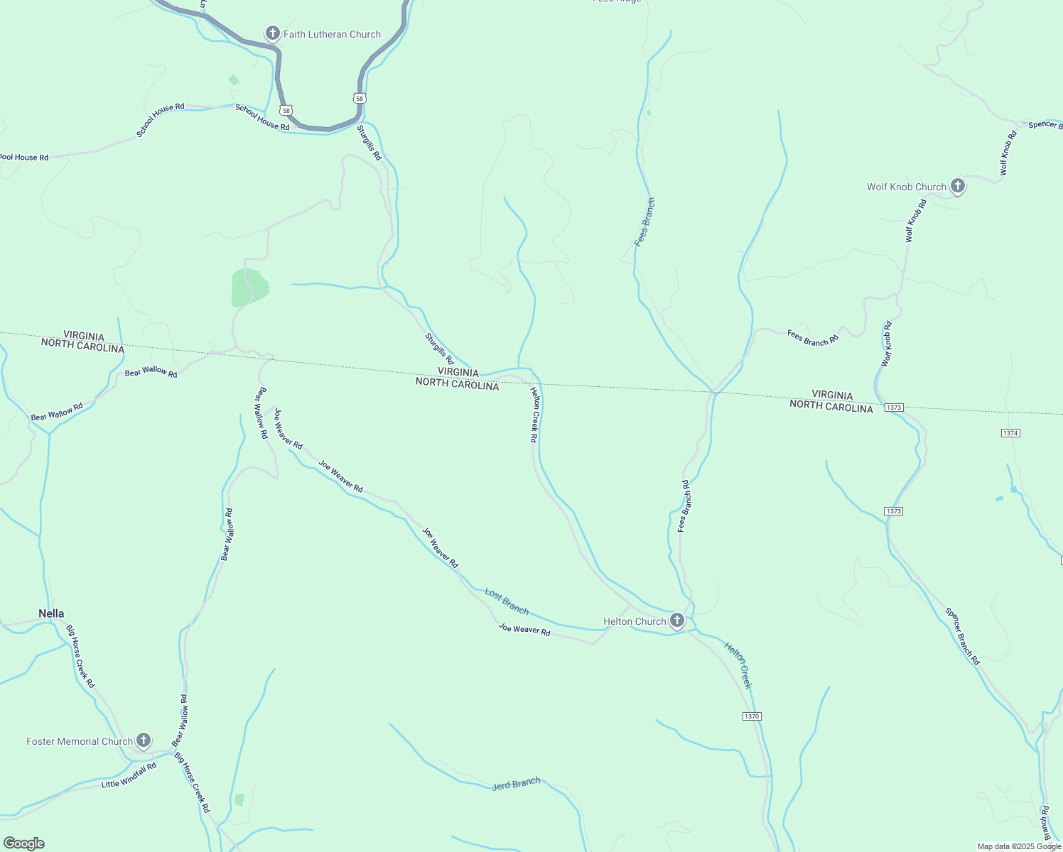 map of restaurants, bars, coffee shops, grocery stores, and more near 2217 Helton Creek Road in Lansing