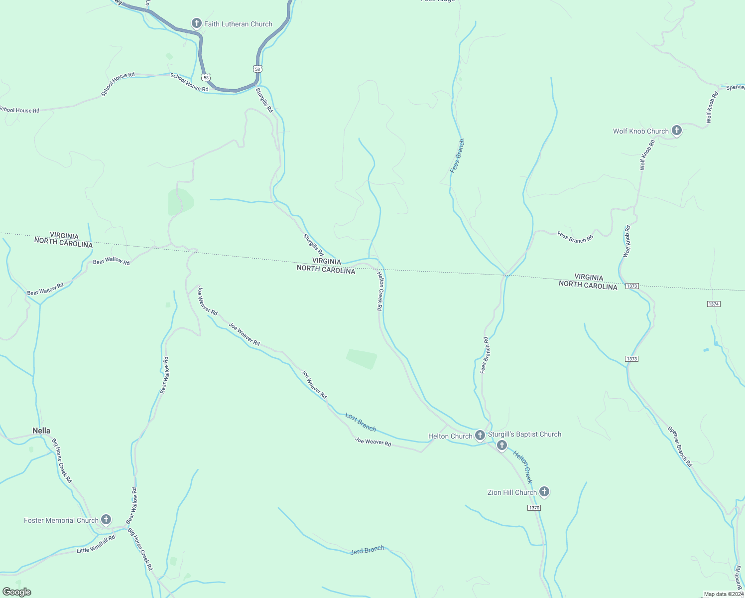 map of restaurants, bars, coffee shops, grocery stores, and more near 2217 Helton Creek Road in Lansing