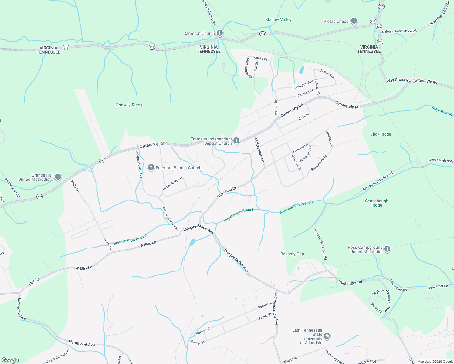 map of restaurants, bars, coffee shops, grocery stores, and more near 605 Redwood Drive in Mount Carmel