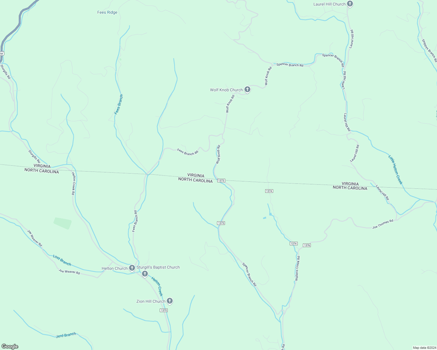 map of restaurants, bars, coffee shops, grocery stores, and more near 1941 Spencer Branch Road in Lansing